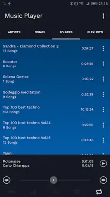 Music Player android App screenshot 2