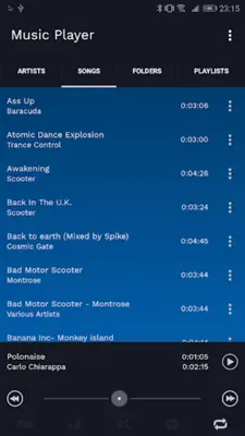 Music Player android App screenshot 3