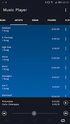 Music Player android App screenshot 4